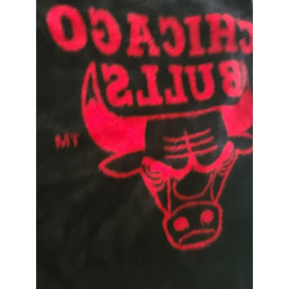 Vintage Chicago Bulls Biederlack of America Blanket Throw 60x50 NBA Made in USA